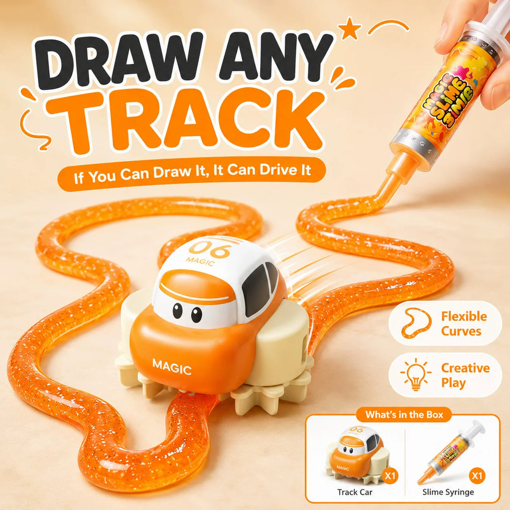 Trace & Race Sensory Slime Track Car