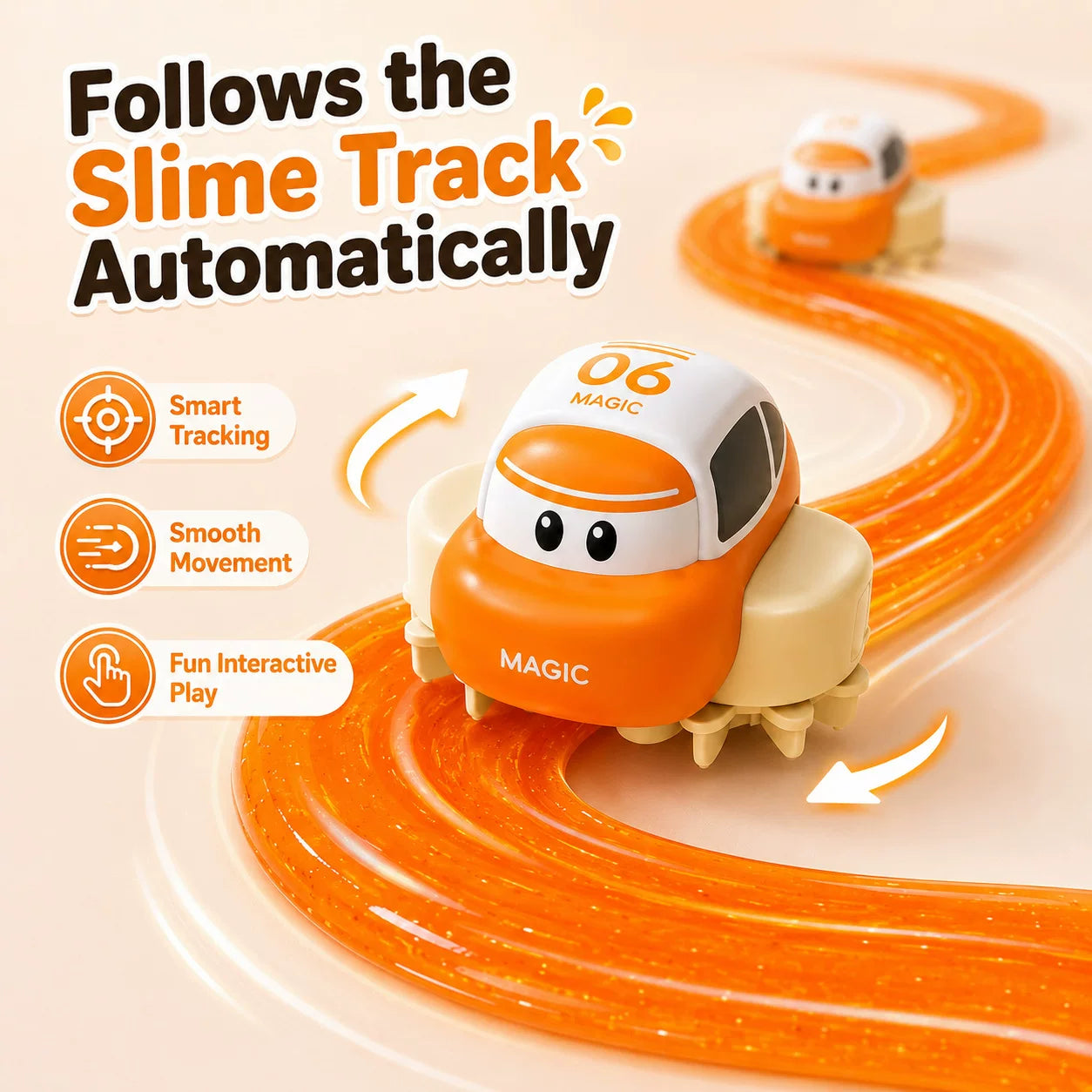 Trace & Race Sensory Slime Track Car